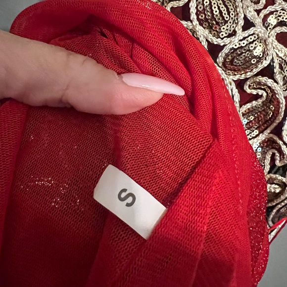 The Perfect Roaring 20’s Paisley Sequins Fringed Dress - Picture 4 of 6